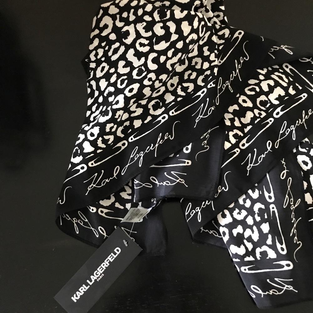 Beautiful Karl Lagerfeld Animal Print Scarf
